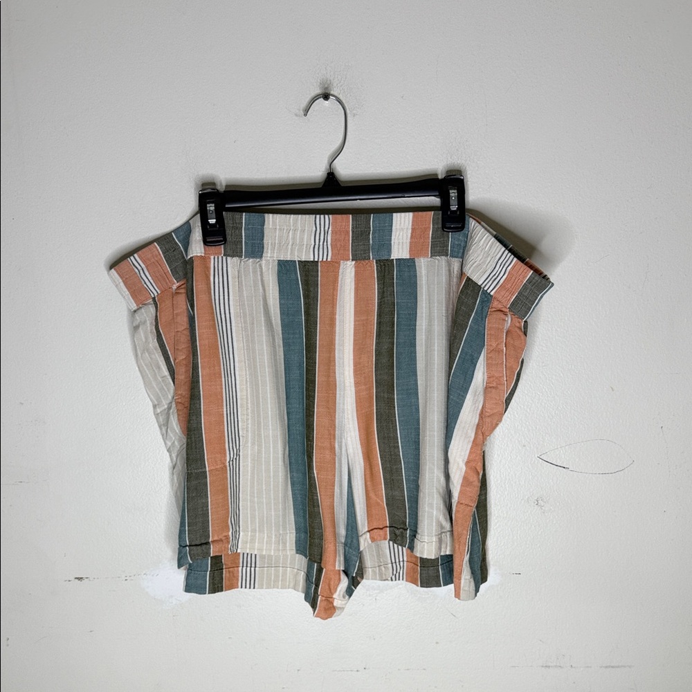 Sonoma Multicolor Striped Pull On Lightweight Shorts Size 2X